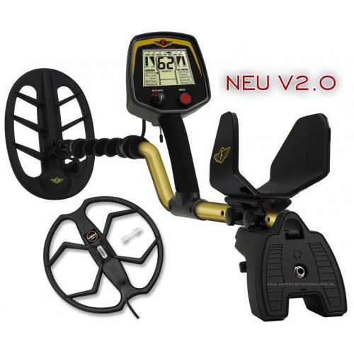 Fisher F75 V2.0 + 34cm double-D deep search coil Karma