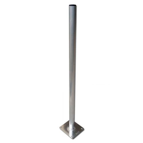 Mast foot stand steel zinc plated 115cm