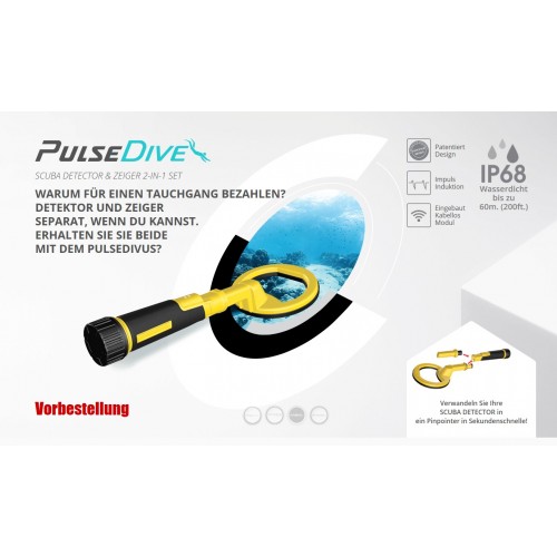 PulseDive SCUBA RIVELATORE& Puntatore 2-in-1 Set