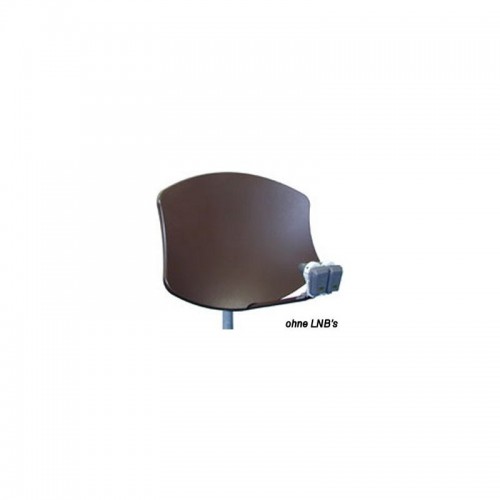 Visiosat Bisat G2 SMC-parabolic antenna for 2 LNB brown