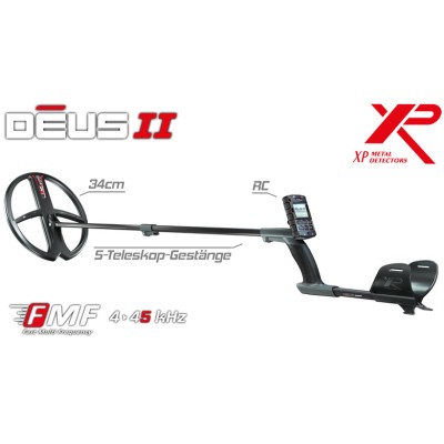 XP Deus II 34 FMF RC without wireless headphones