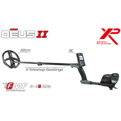 XP Deus II 22 FMF RC without wireless headphones