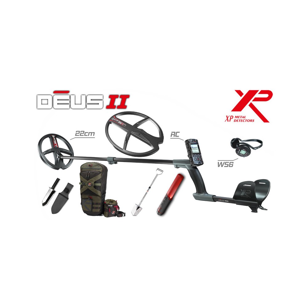 XP DEUS II 22 FMF RC WS6 + MEGAPACK