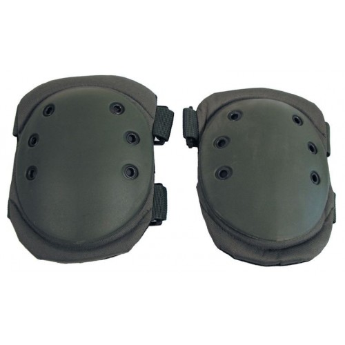 Comfort knee pads for metal detectorists, olive