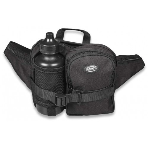 Fundtasche mit Trinkflasche schwarz